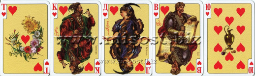 Сувенирные игральные карты ЭНЕИДА (Souvenir playing cards ENEIDA)