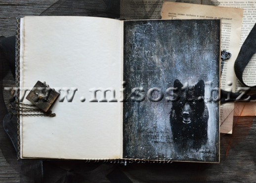 Блокнот - Дневник Ведьмы Черная Роза