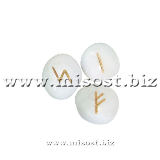 Руны каменные - Белый Оникс