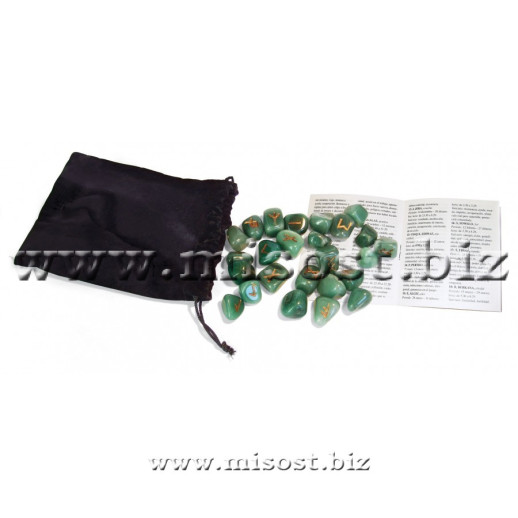 Руны каменные - Зелёный Авантюрин