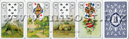Оракул Ленорман Голубая Сова (Mlle Lenormand Blue Owl)